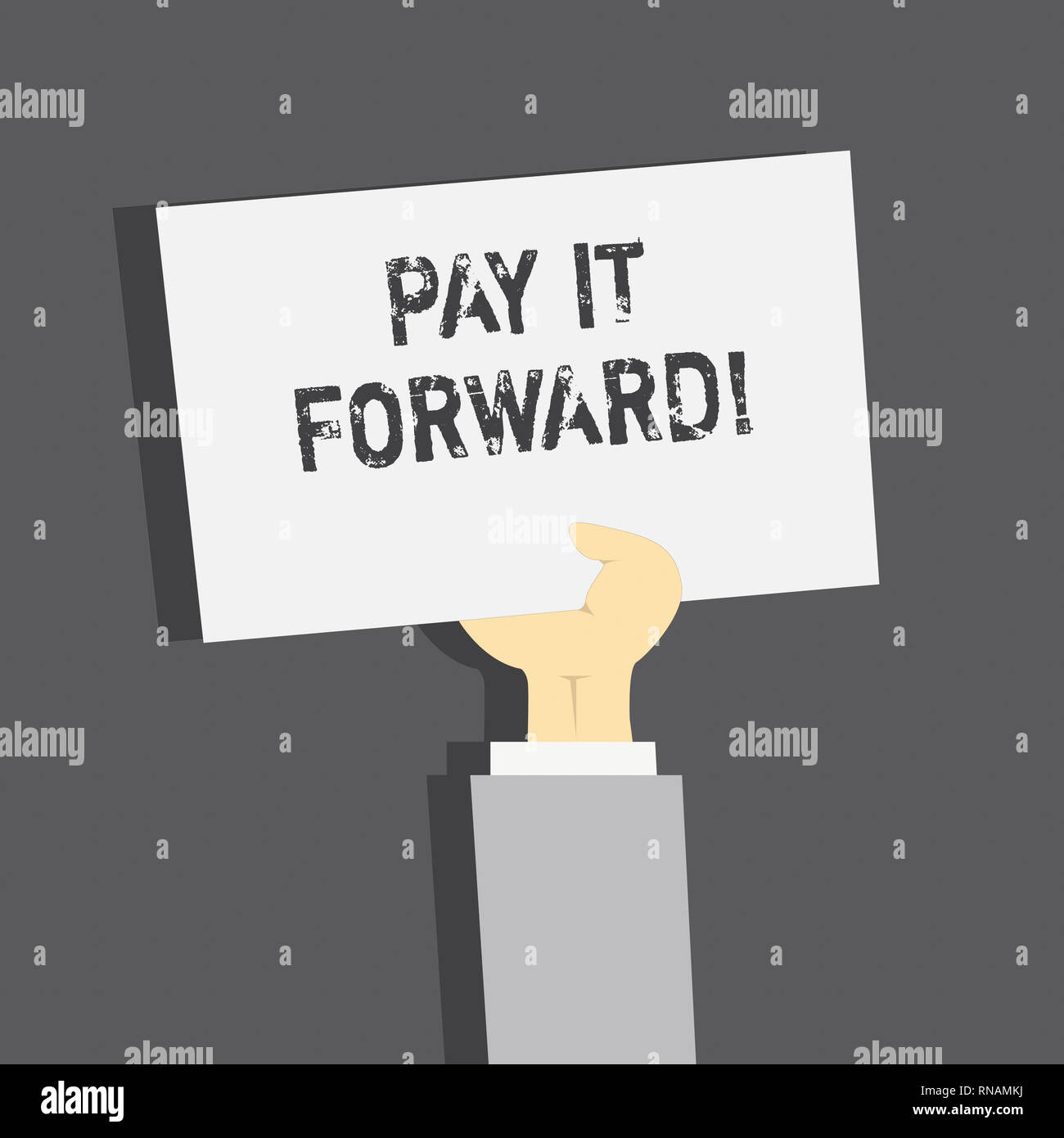 Handwriting Text Pay It Forward Concept Meaning Do The Payment A Certain Amount Of Time After Purchasing Stock Photo Alamy