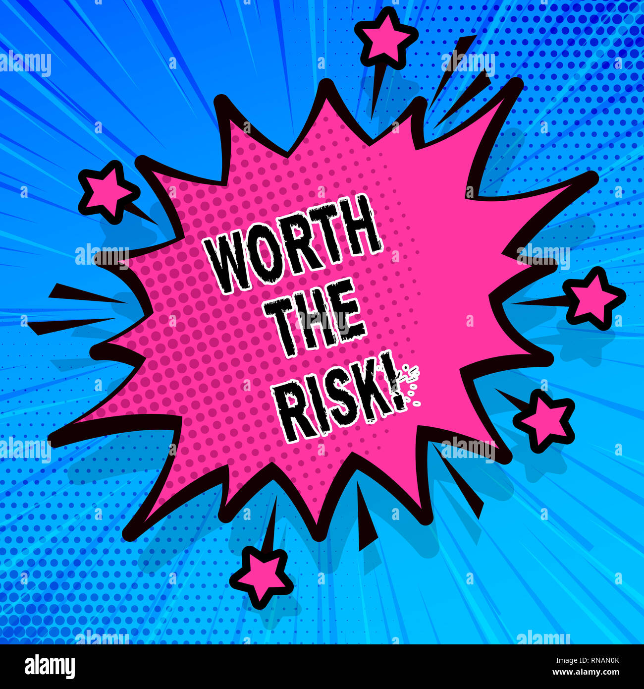 Text/photo Risky Handwriting text writing Worth The Risk. Concept meaning Something may ...
