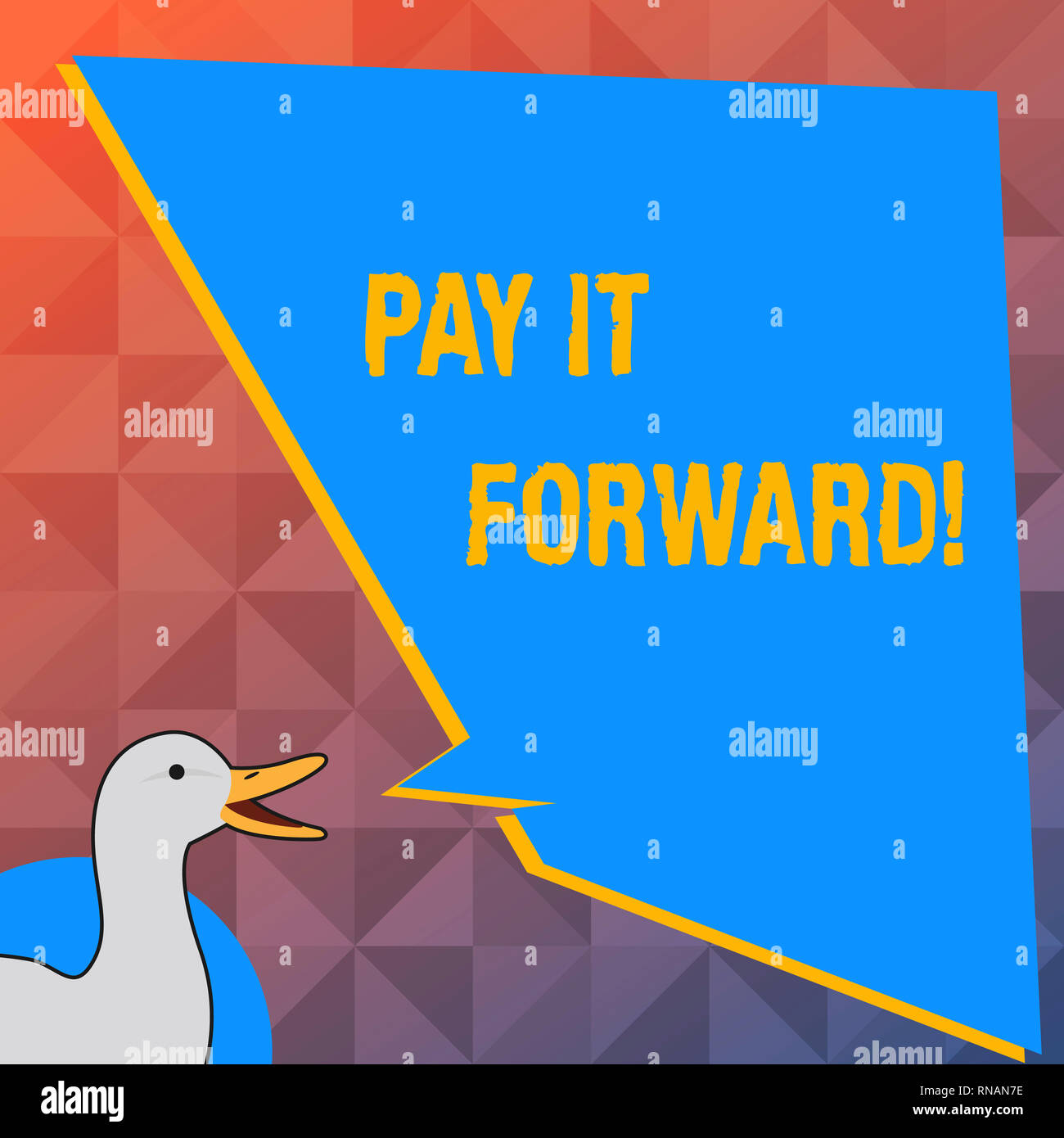 Handwriting Text Pay It Forward Concept Meaning Do The Payment A Certain Amount Of Time After Purchasing Stock Photo Alamy
