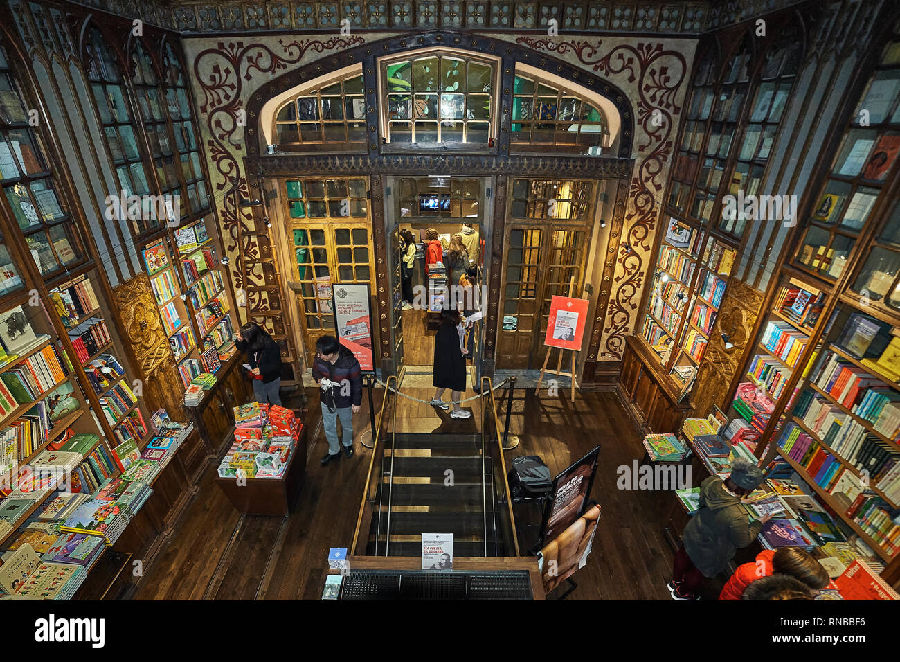 Library Lello and Irmao a bookstore that has served as a stage for some  scenes in films like Harry Potter in the city of Porto, Portugal, Europe  Stock Photo - Alamy