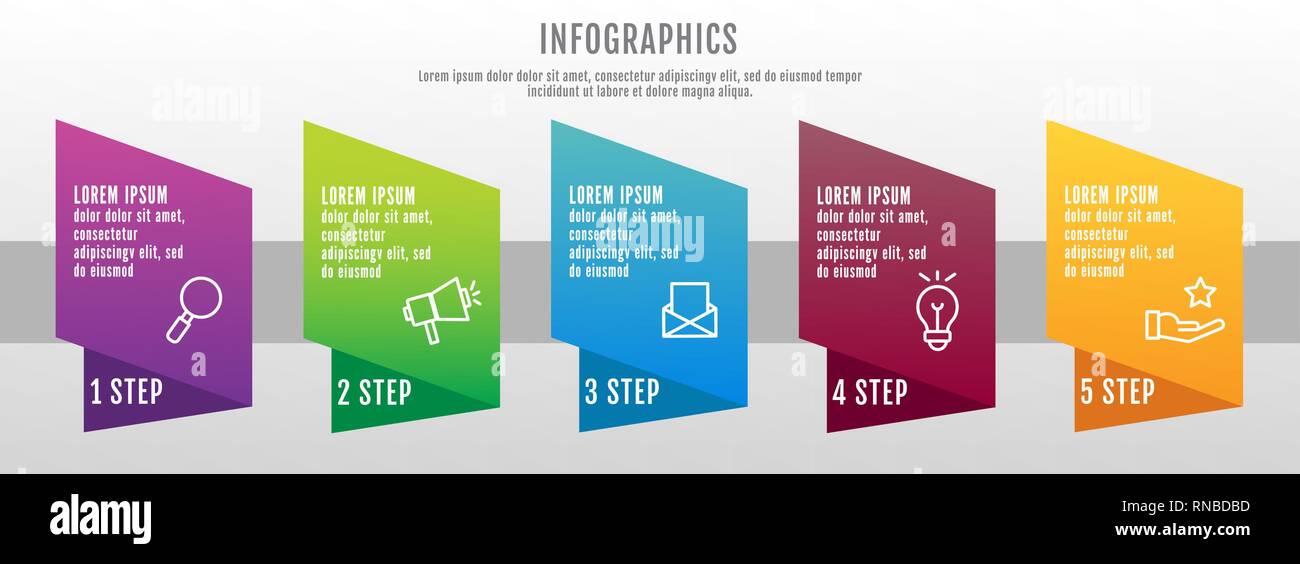Modern 3D vector illustration data visualization. Infographic template ...
