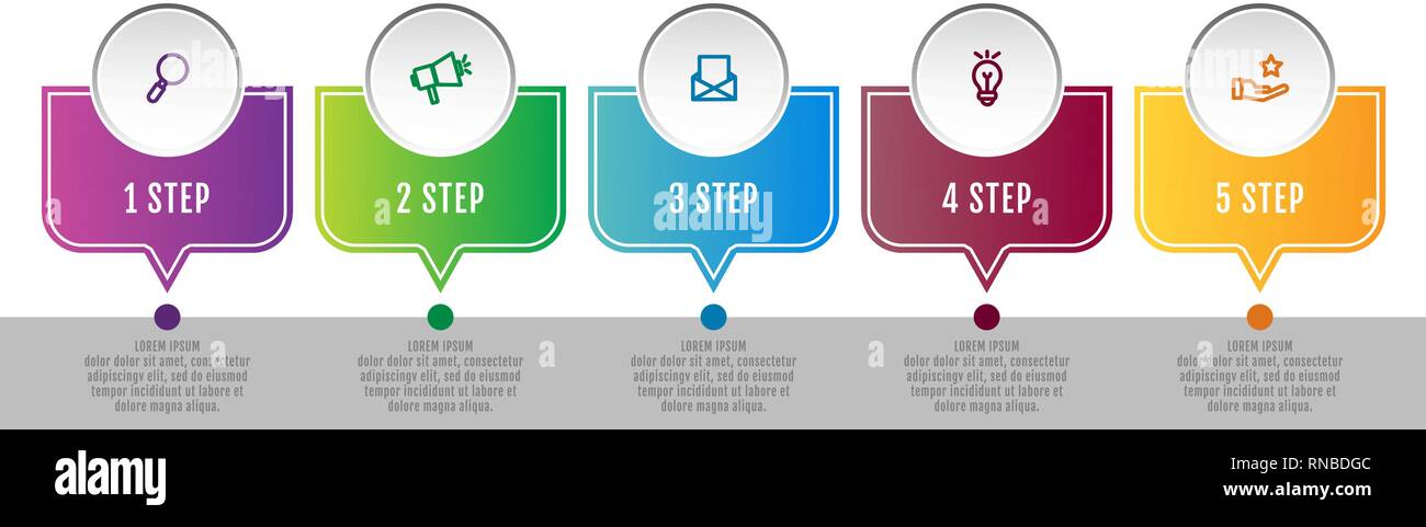 Modern 3D vector illustration data visualization. Infographic template ...