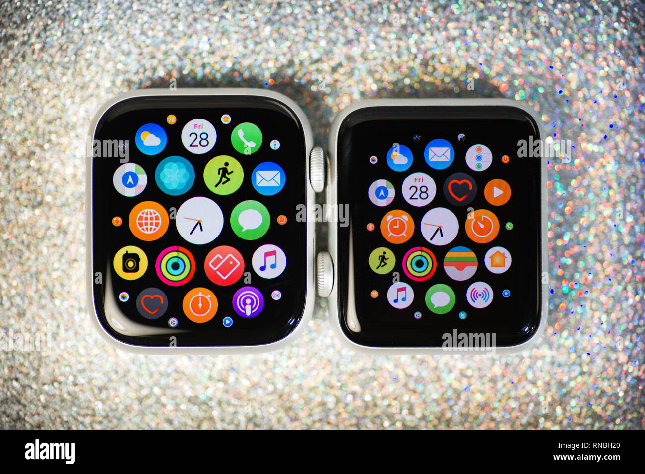 apple watch series 3 and 4 side by side