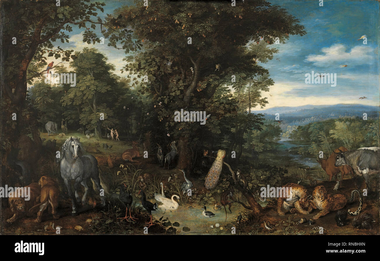 Jan brueghel the elder eden garden hi-res stock photography and images ...