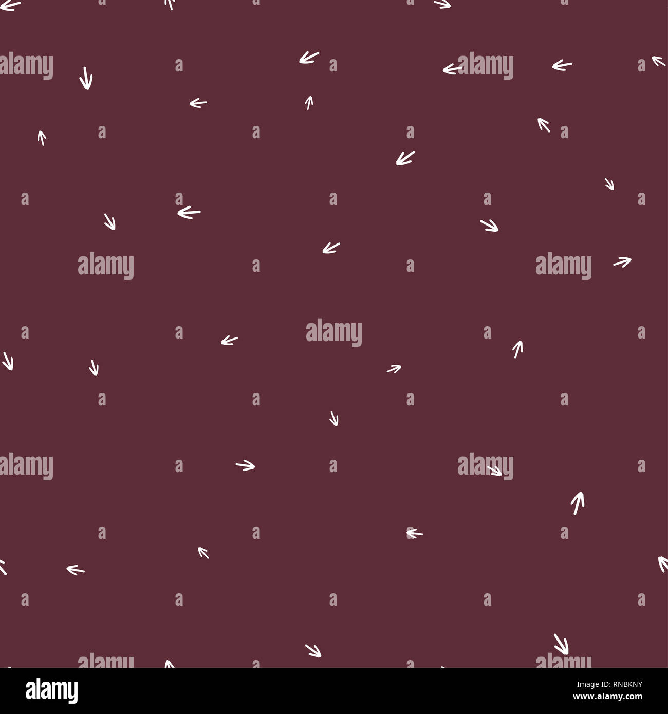 Seamless pattern. Hand drawn icon with seamless pattern for decorative design. Arrow down direction icon  design. Stock Photo