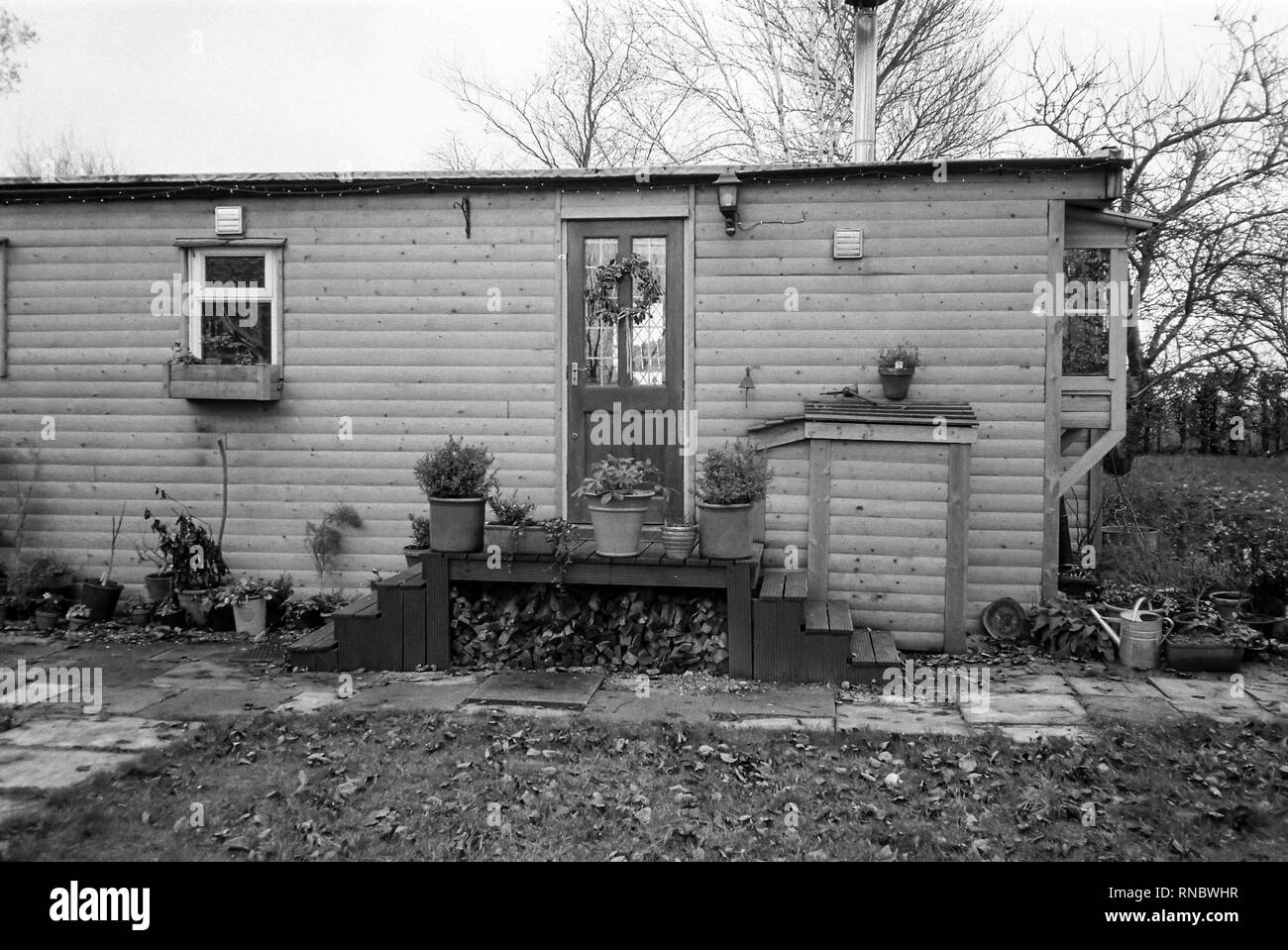 Log Cabin Door Black And White Stock Photos Images Alamy