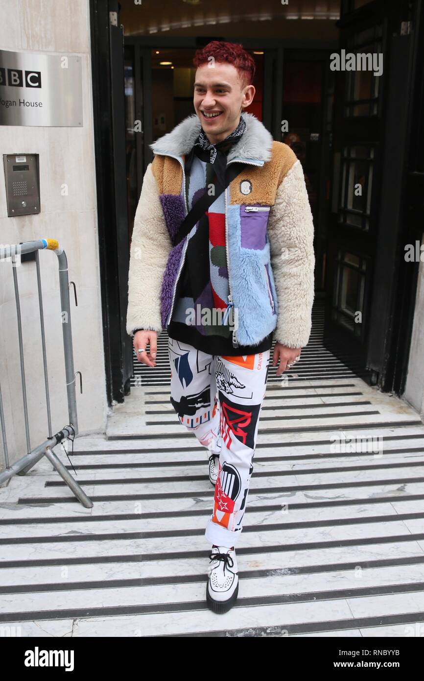 Olly Alexander seen leaving Radio 2 after doing Radio interviews Featuring:  Olly Alexander Where: London, United Kingdom When: 18 Jan 2019 Credit:  Michael Wright/WENN.com Stock Photo - Alamy
