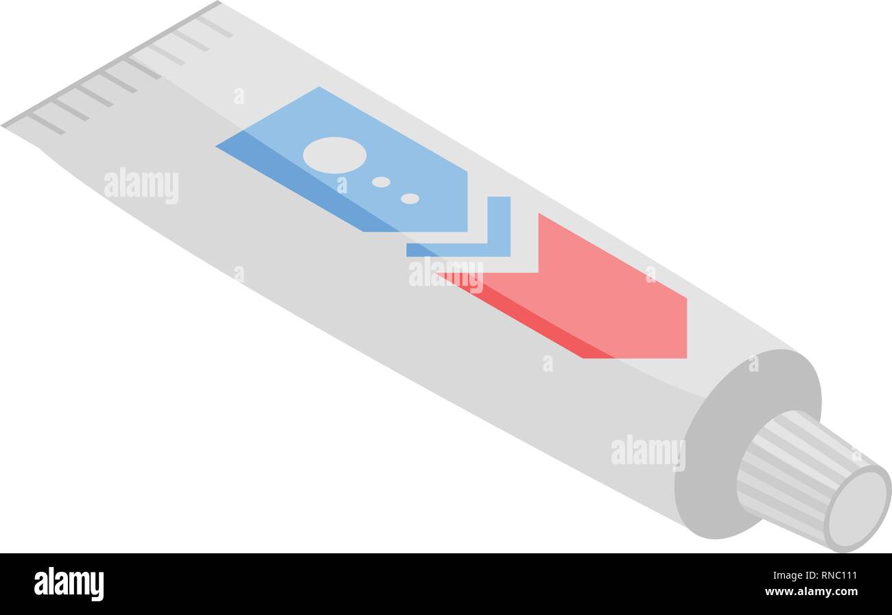 Toothpaste tube icon, isometric style Stock Vector Image & Art - Alamy