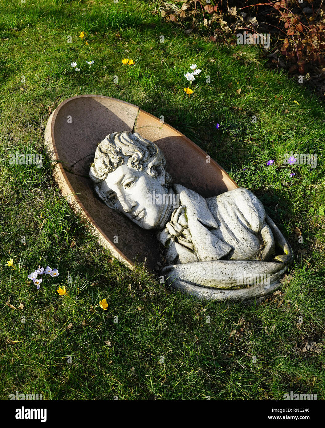 Plaque of Charles Lamb at his cottage, Button Snap, Cherry Green, Hertfordshire. Stock Photo