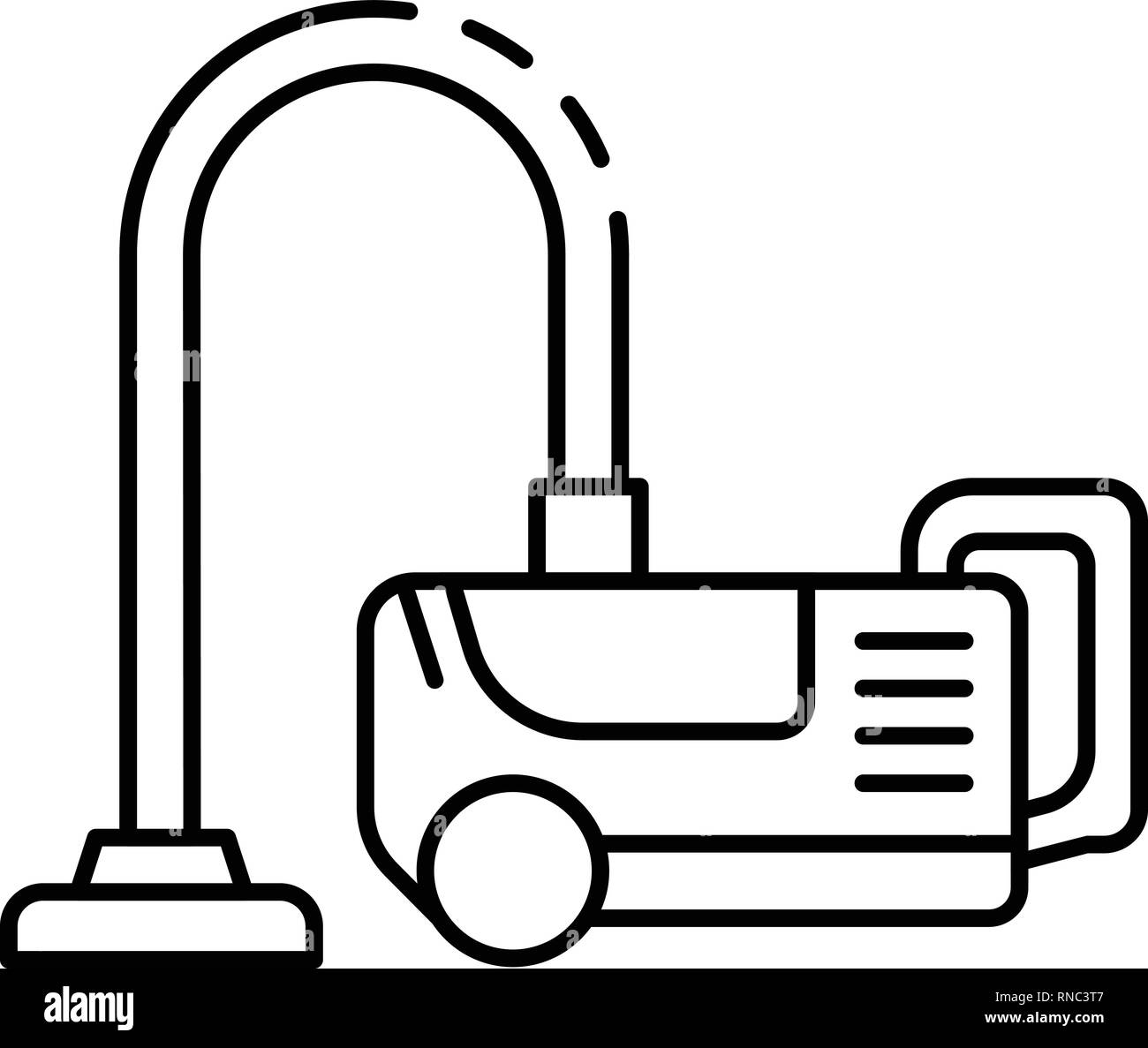 Man using vacuum cleaner vector hi-res stock photography and images - Alamy