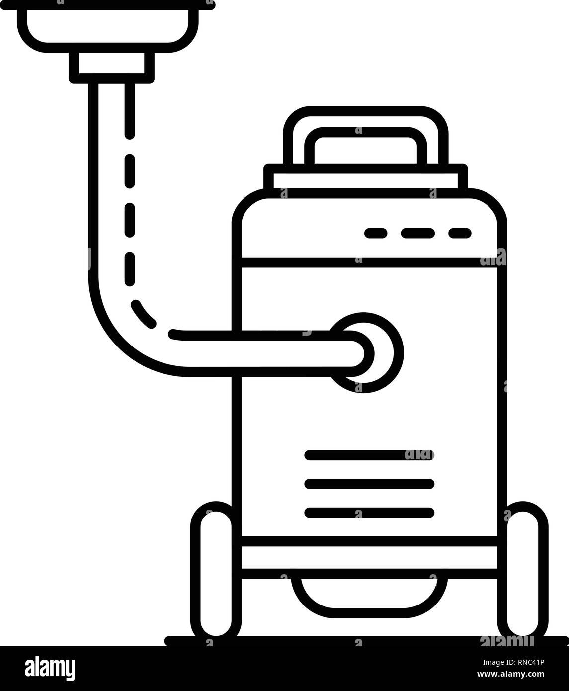 Office vacuum cleaner icon, outline style Stock Vector Image & Art - Alamy