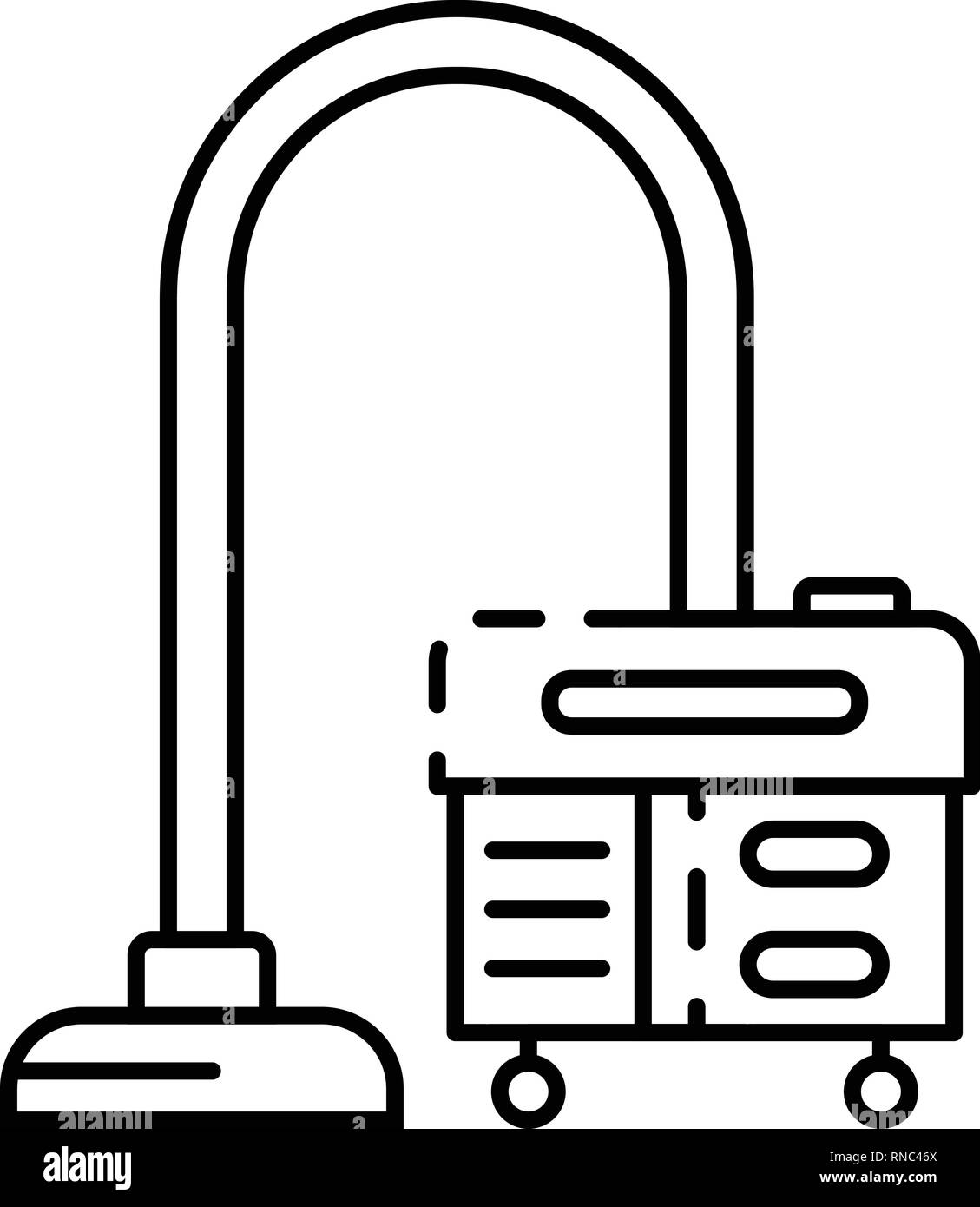 Room vacuum cleaner icon, outline style Stock Vector Image & Art - Alamy