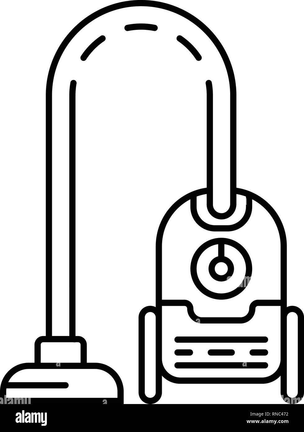 Home appliance vacuum cleaner icon, outline style Stock Vector Image ...