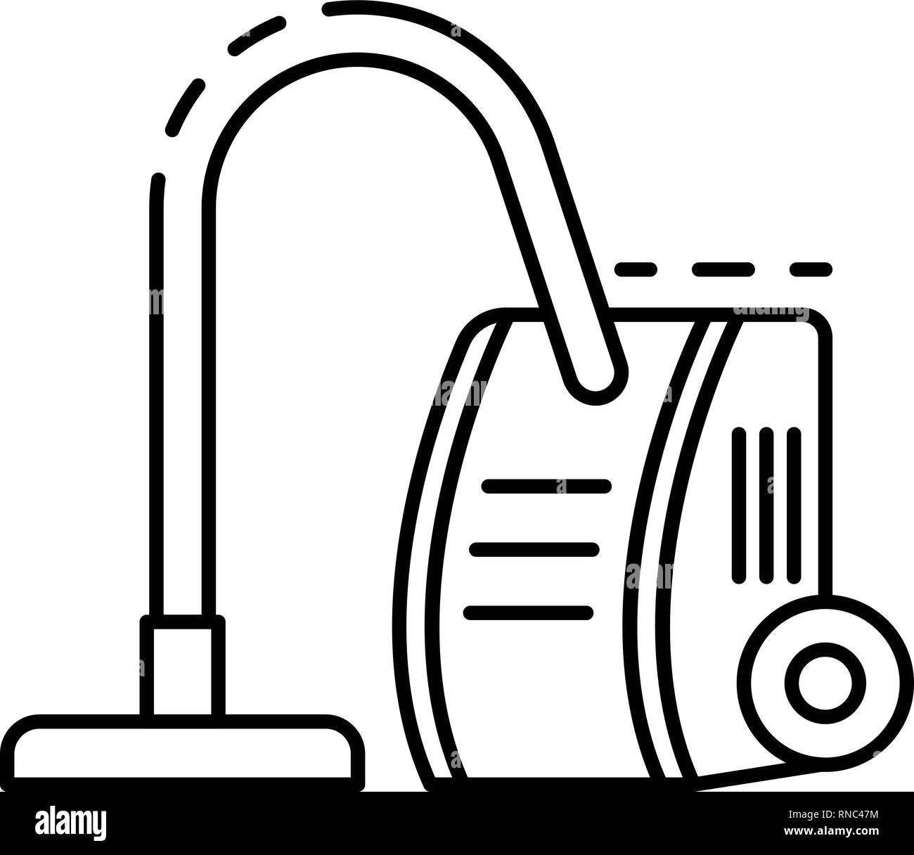 Old vacuum cleaner icon, outline style Stock Vector Image & Art - Alamy