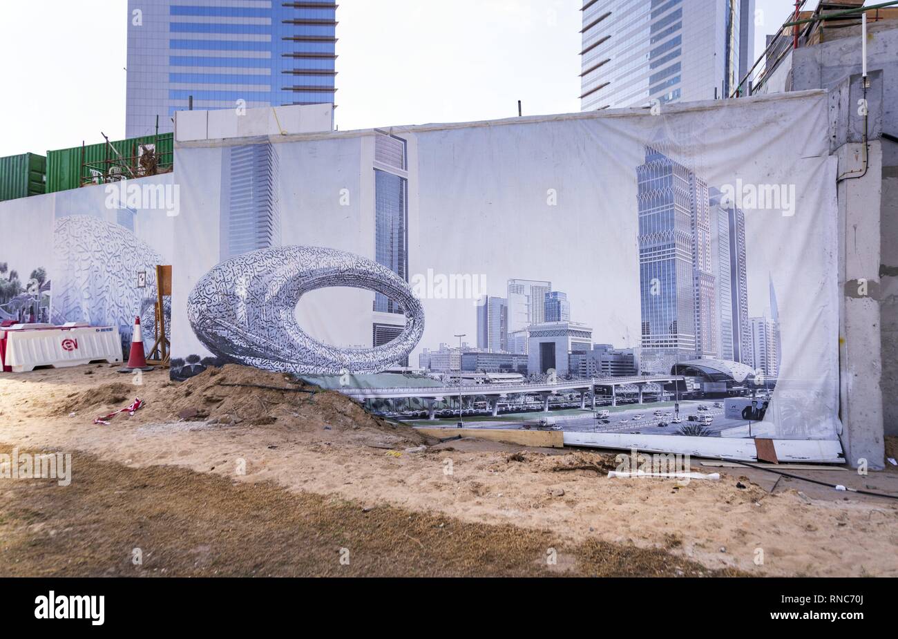 The Museum of the Future, which has been built in Dubai since 2015, has ...