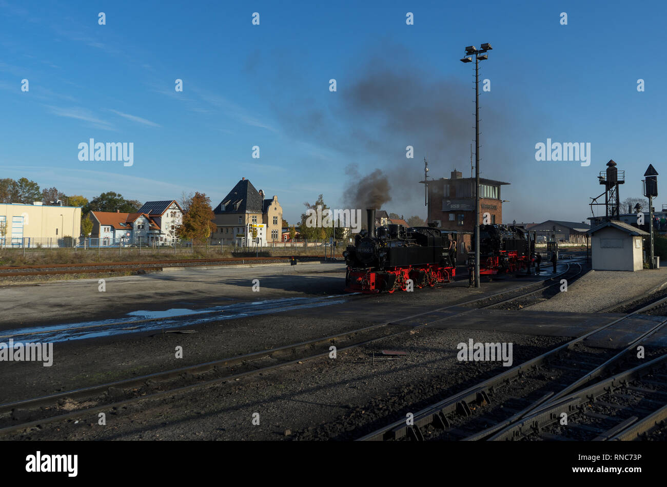 Steam engine train in Harz, Germany Stock Photo Alamy