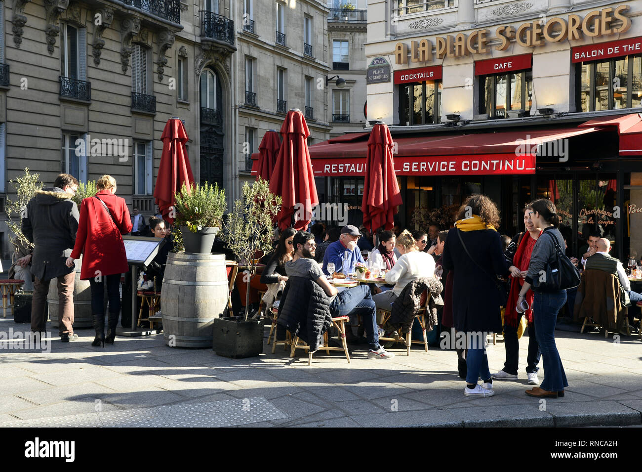 Place Paris France Stock Photo Alamy