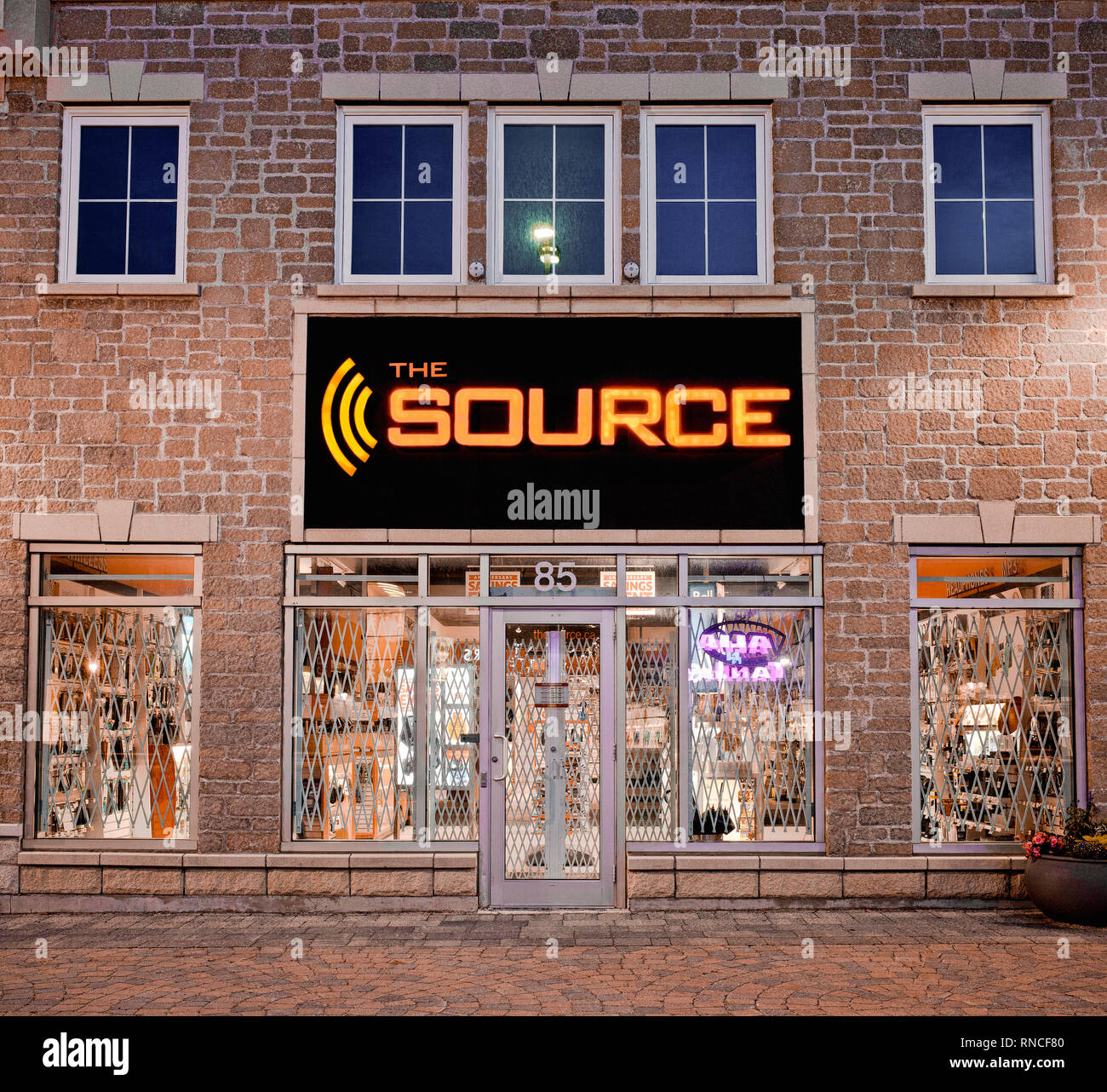 DARTMOUTH, CANADA - JULY 20, 2014: The Source retail store. The Source,  previously RadioShack and The Source by Circuit City, is a retailer  specializi Stock Photo - Alamy
