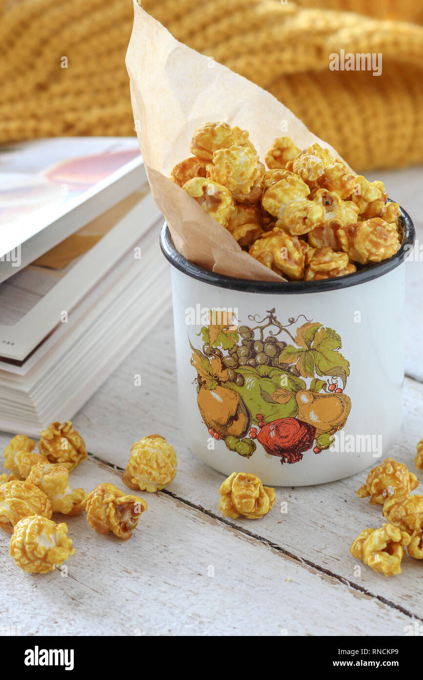 yellow popcorn sweater