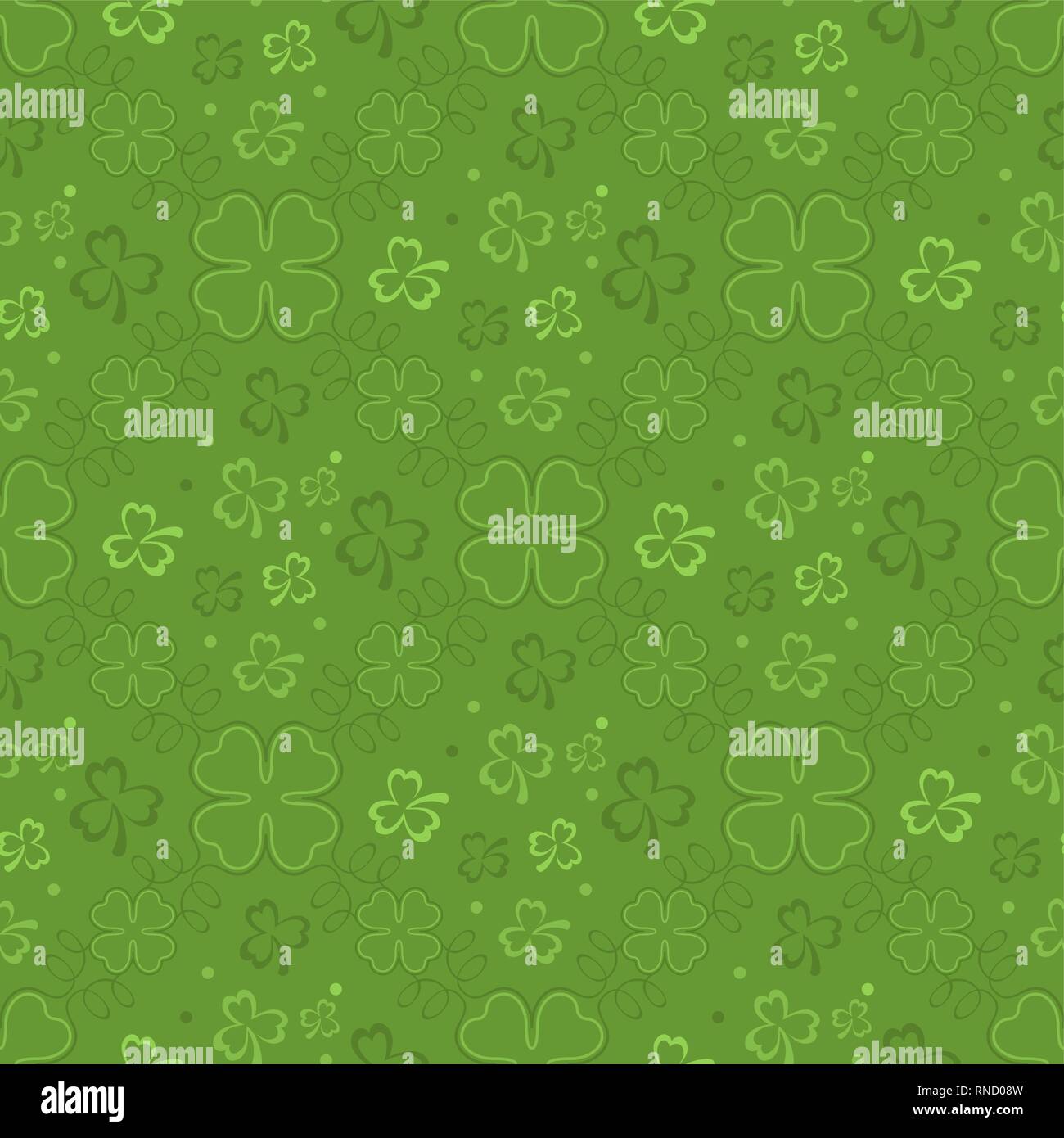 Patrick day seamless pattern Stock Vector