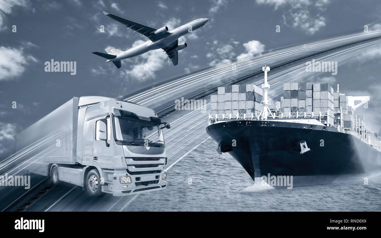 Goods transport with plane hires stock photography and images Alamy