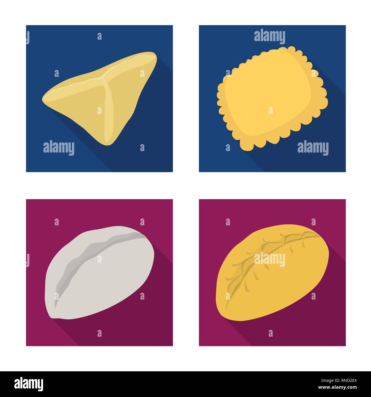 Vector design of products and cooking symbol. Collection of products ...