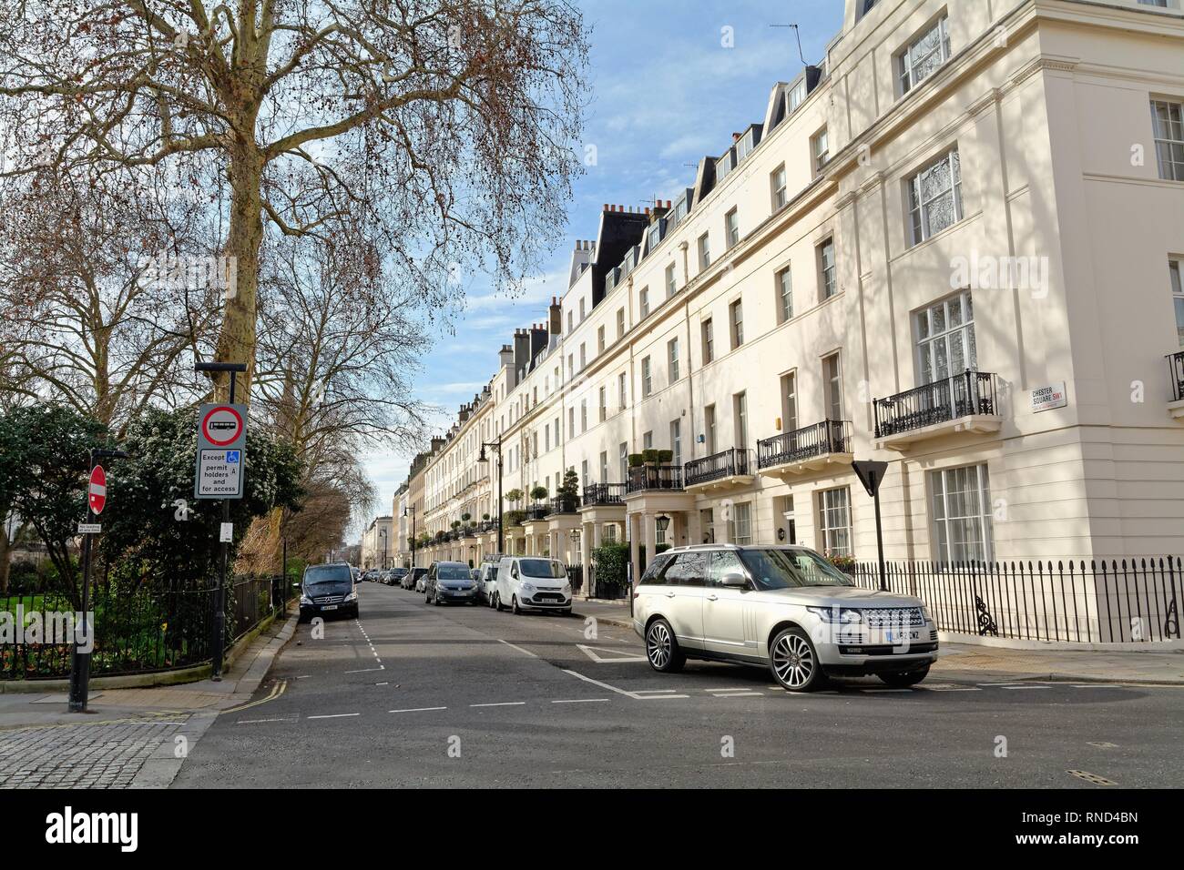 Exclusive terraced homes in Chester Square Belgravia Central London