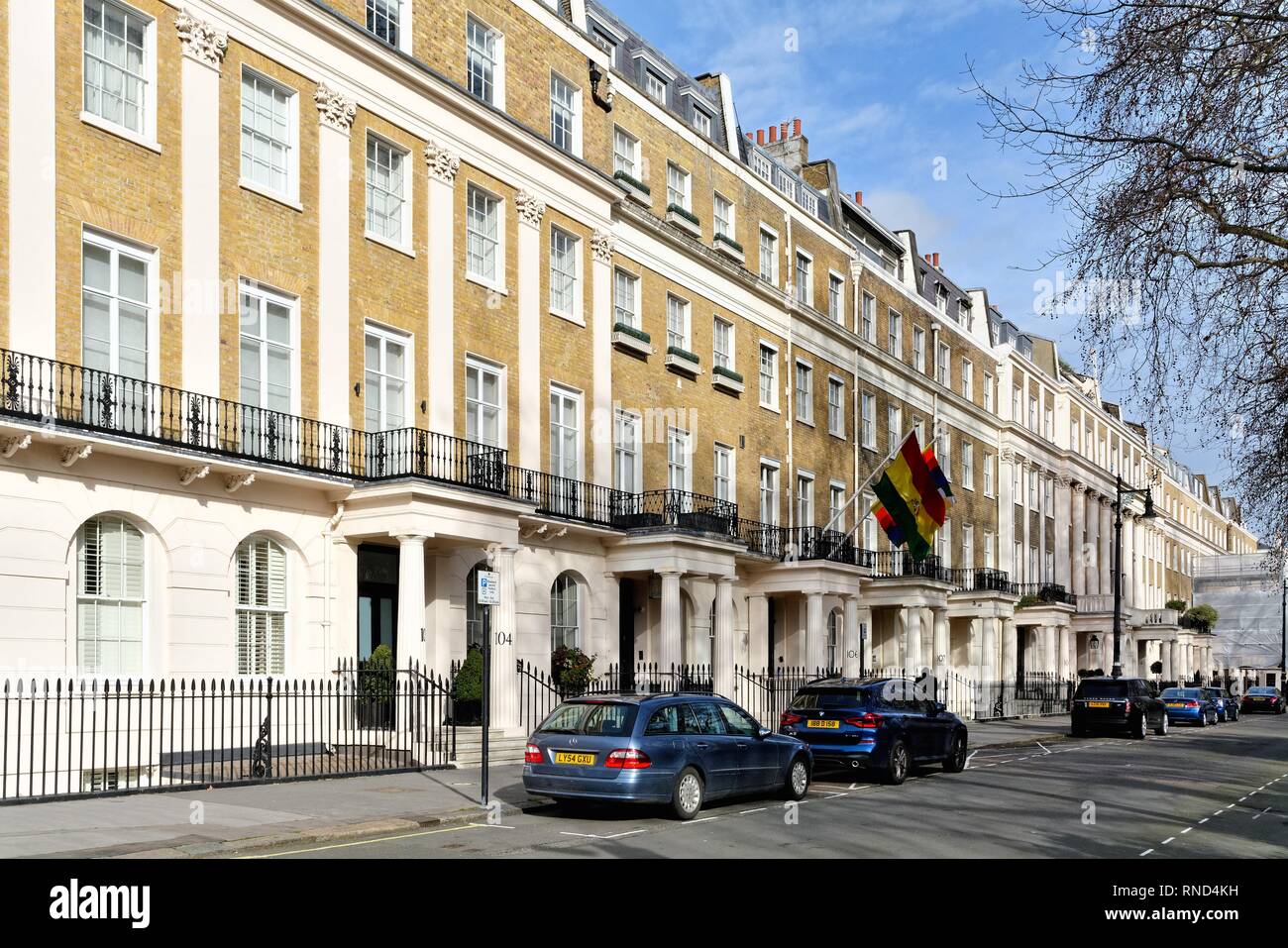 Exclusive residential homes in Eaton Square Belgravia Central London