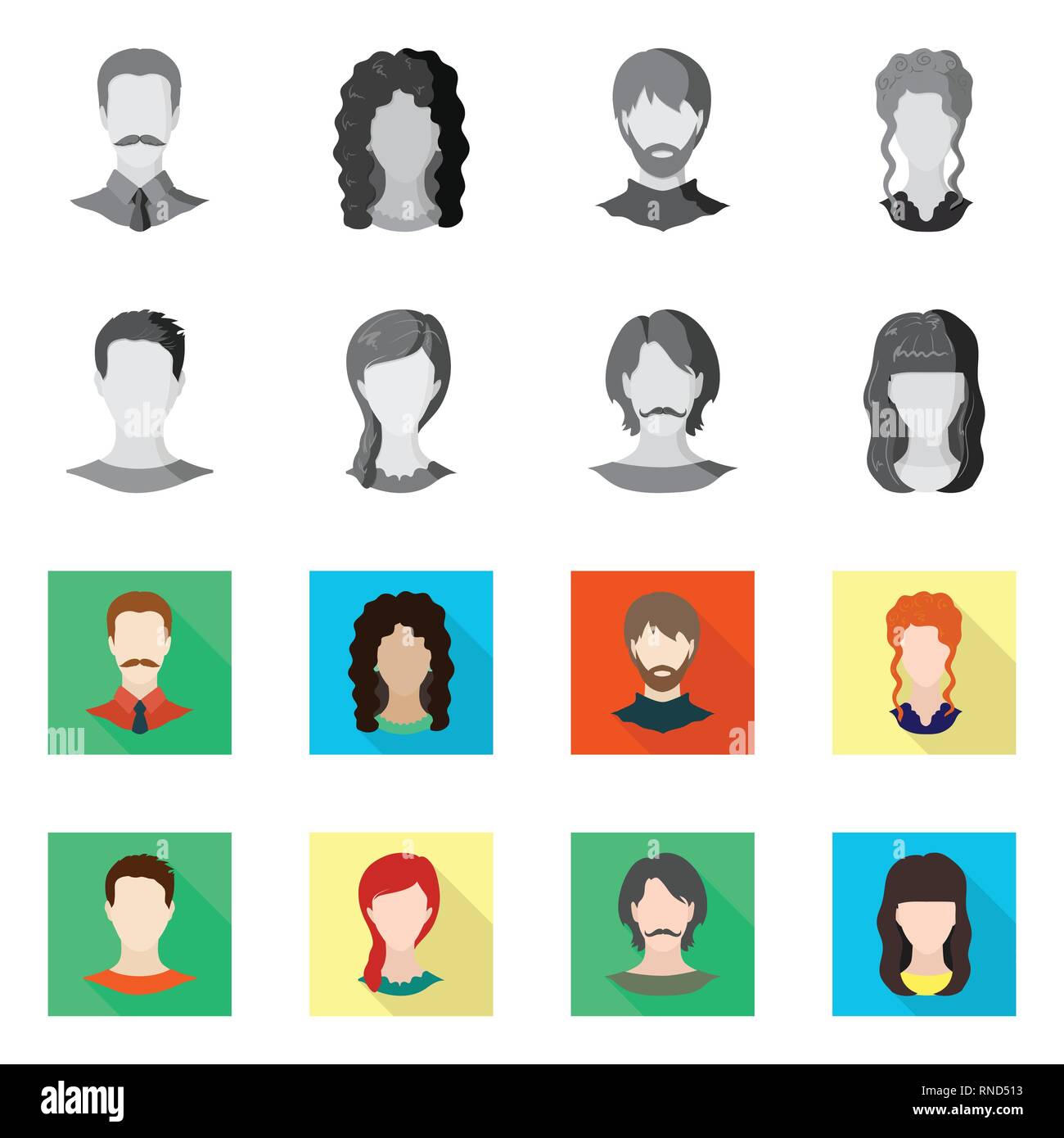 Vector illustration of professional and photo icon. Collection of ...
