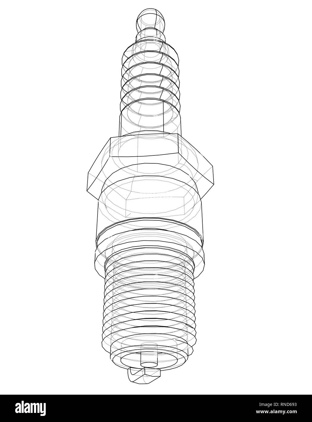 Vector spark plug concept Stock Vector Image & Art Alamy