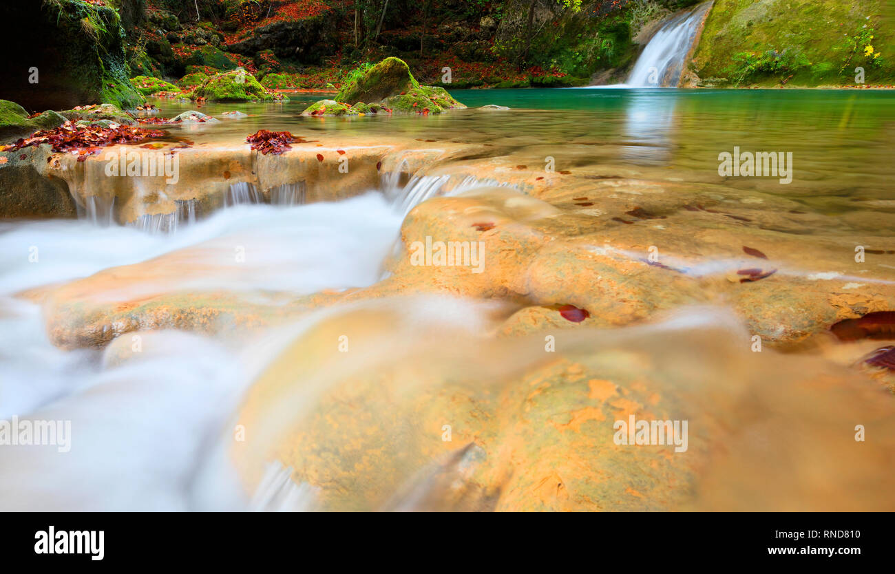 Beautiful turquoise creek from hi-res stock photography and images - Alamy