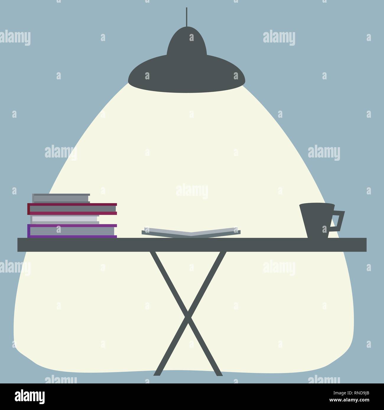 Table lamp book on Stock Vector Images Alamy