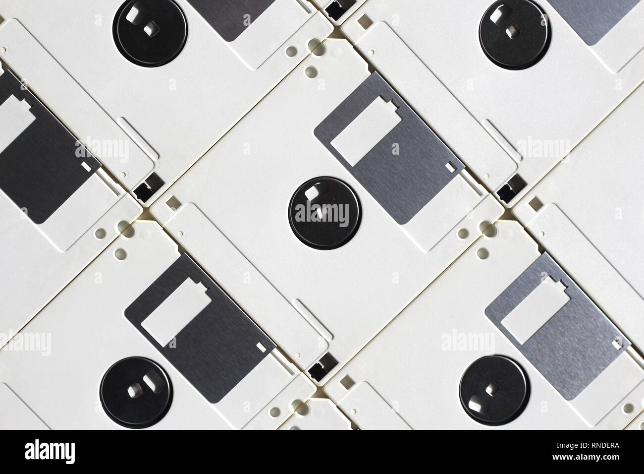 White floppy diskettes placed next to each other Stock Photo Alamy