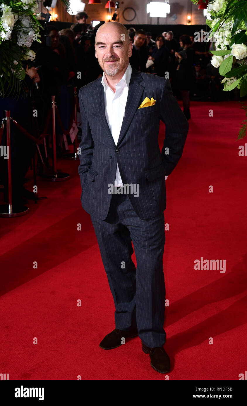 Rhidian Brook attending the world premiere of The Aftermath, held at the Picturehouse Central Cinema, London Stock Photo