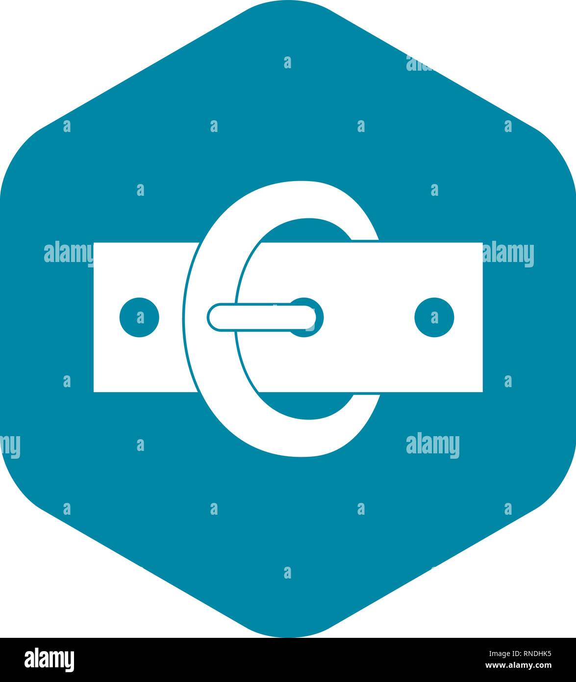 Buckle belt icon, simple style Stock Vector Image & Art - Alamy