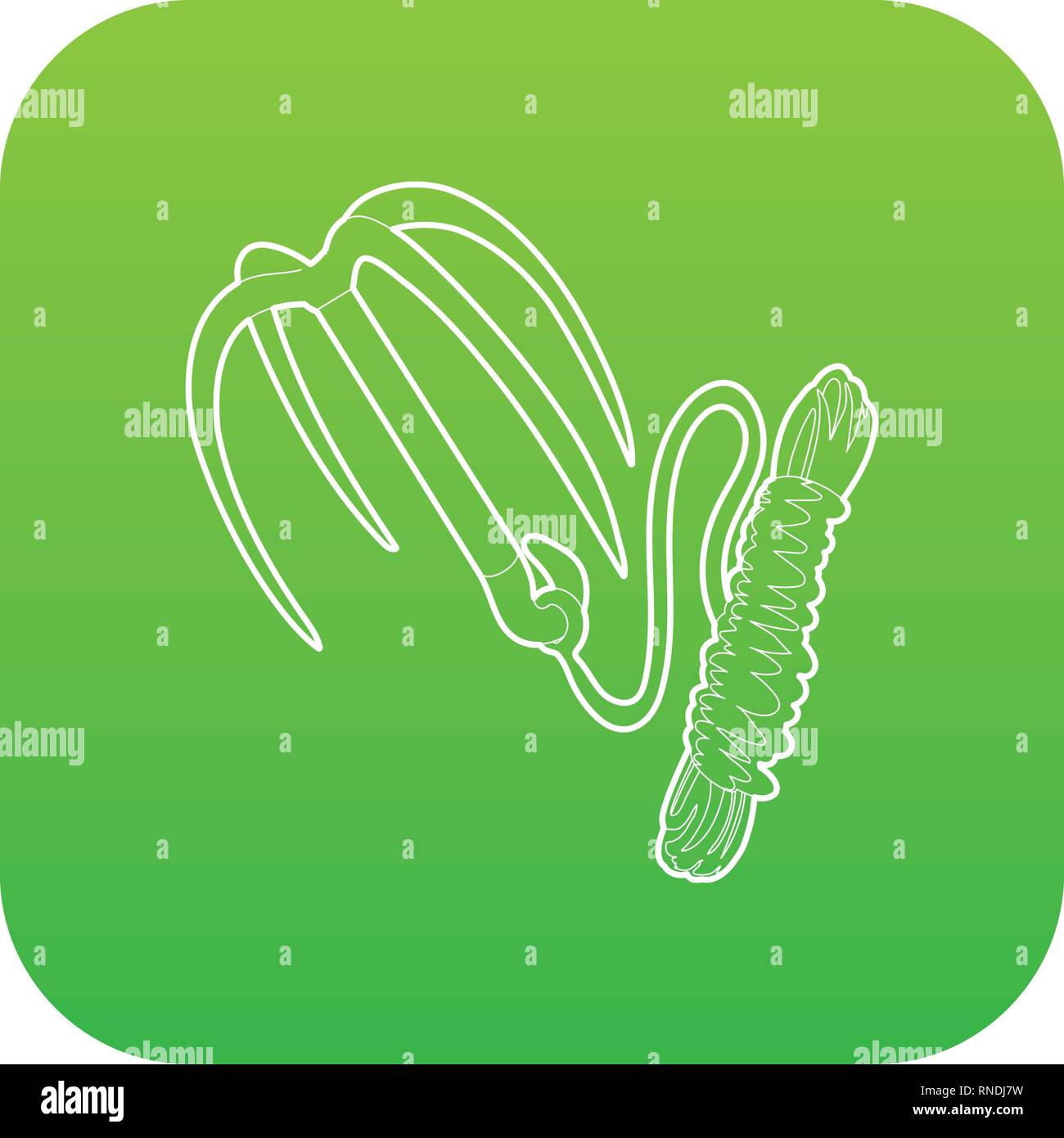 Spy equipment icon green vector Stock Vector