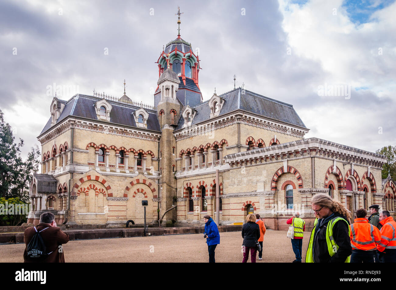 Abbey Mills Pumping Station, Abbey Lane Nicknamed the "Cathedral of sewage Stock Photo Alamy
