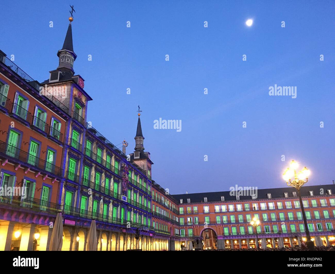 Plaza mayor madrid arcade hi-res stock photography and images - Alamy
