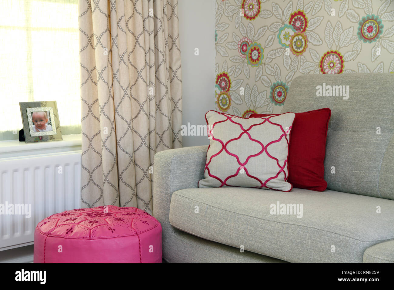 Colourful cushions sofa hi-res stock photography and images - Alamy