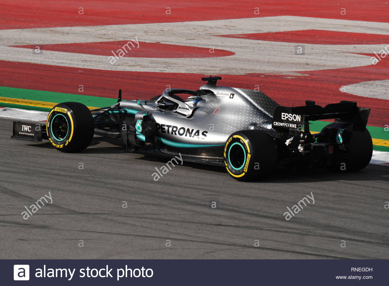 Barcelona Spain 19th Feb 2019 Valtteri Bottas Mercedes Amg F1