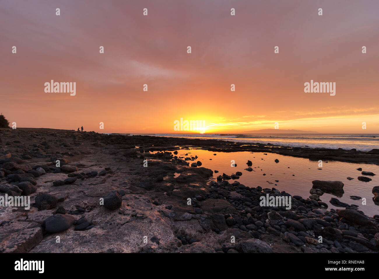 landscape at sunset Stock Photo - Alamy