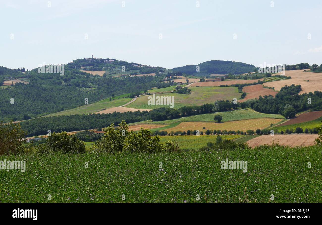 Umbrian Countryside Stock Photo