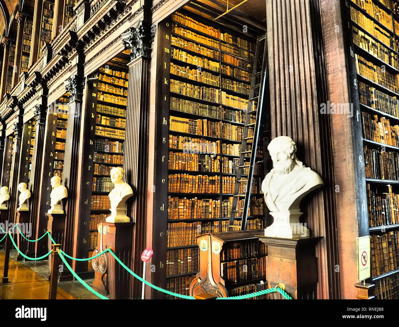The old library of trinity college dublin ireland stock photo alamy