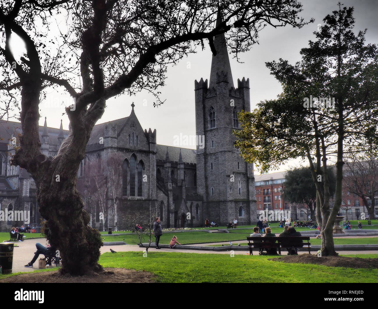 St.Patrick's Cathedral - Dublin, Ireland Stock Photo - Alamy