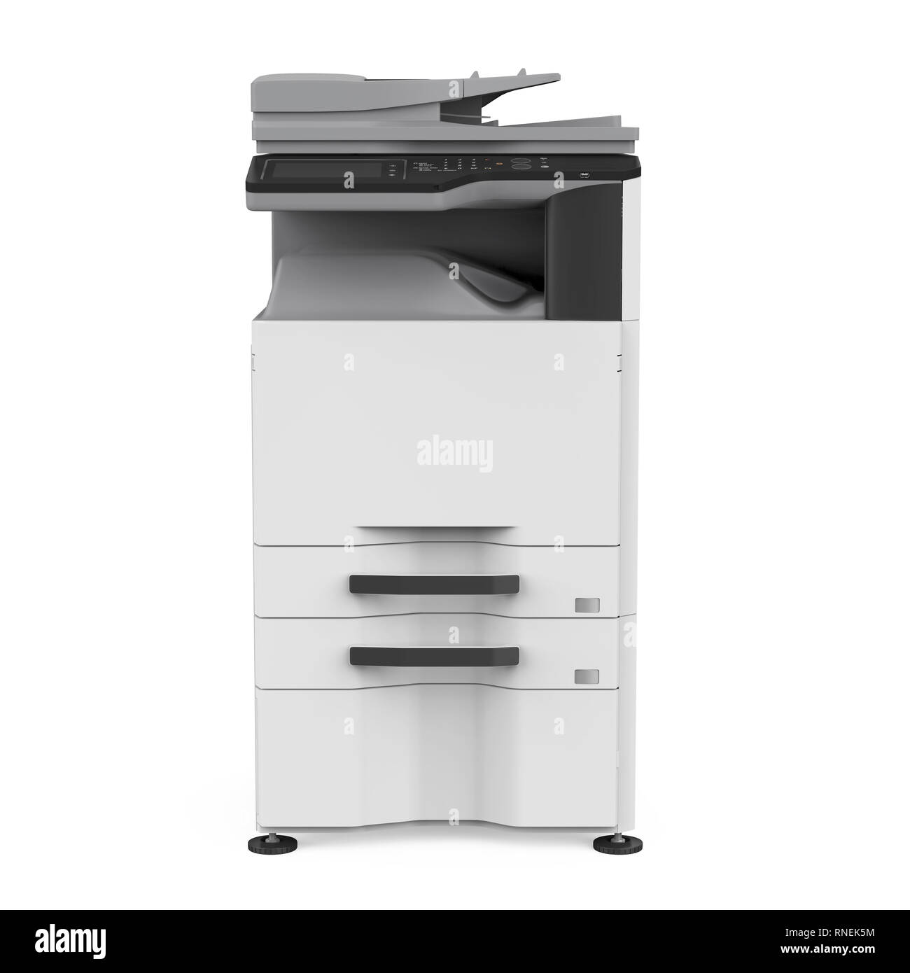 Office Multifunction Printer Isolated Stock Photo Alamy