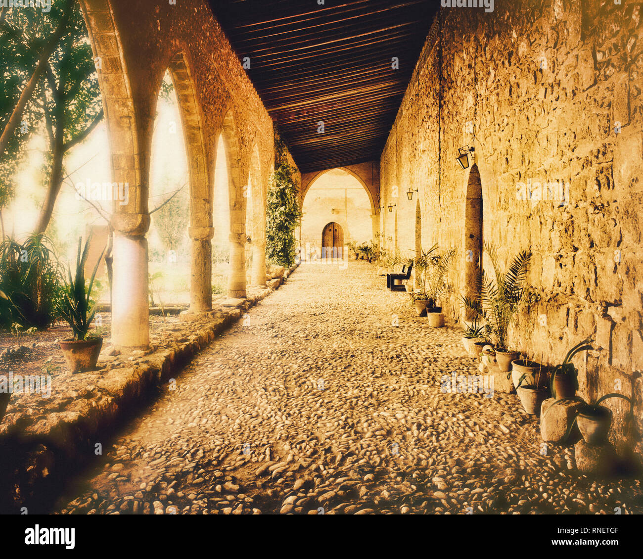 CYPRUS: Monastery of Ayia Napa Stock Photo