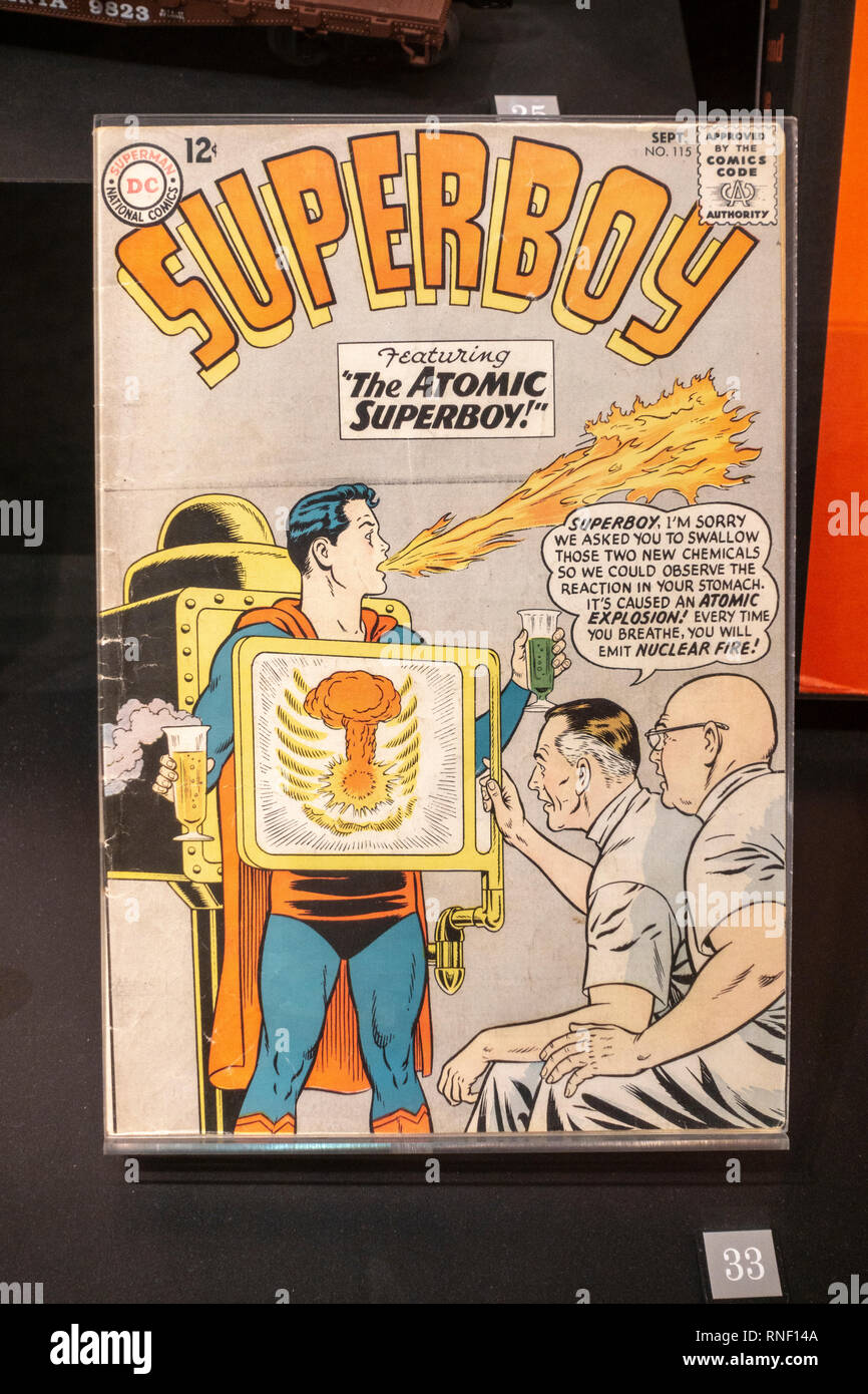 DC'Superboy' comic from September 1964 (No 115), Nevada, United States. Stock Photo