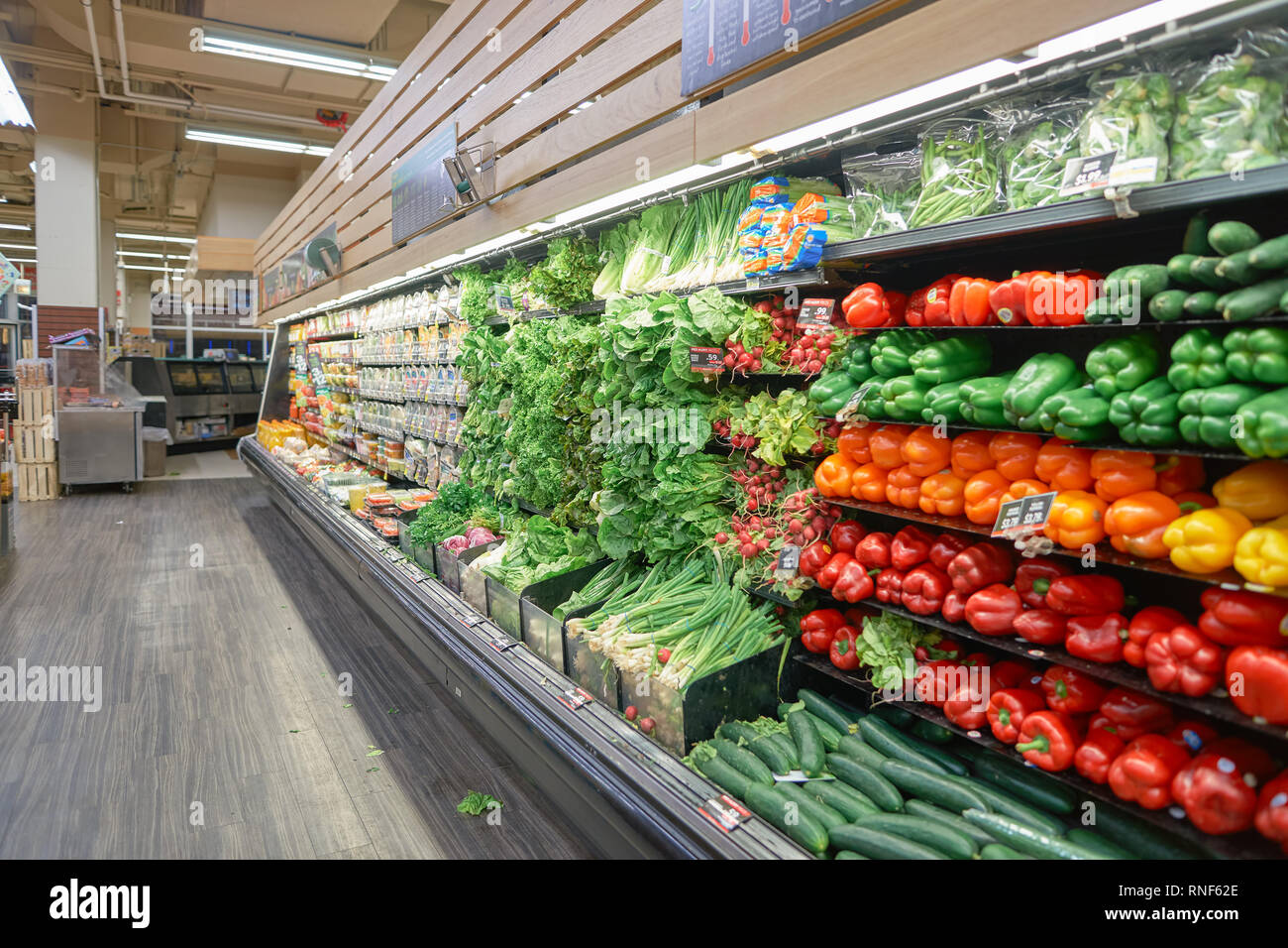 CHICAGO, IL CIRCA MARCH, 2016 inside JewelOsco store. JewelOsco is