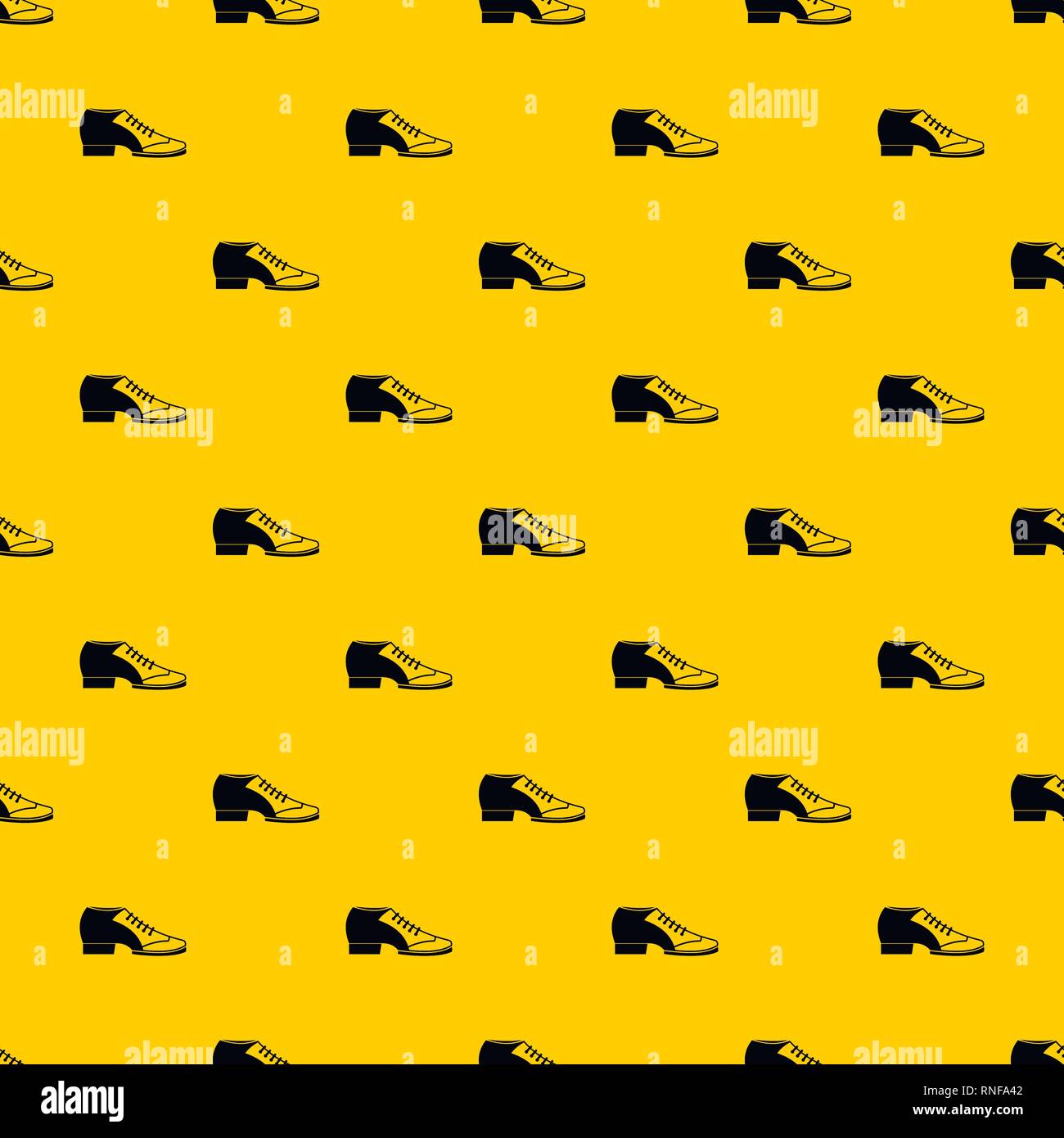 Tango shoe pattern vector Stock Vector