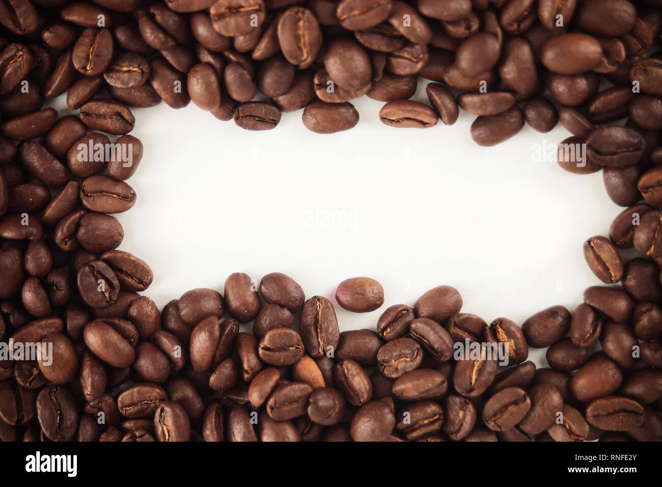 Coffee beans isolated on white background with place for text Stock ...